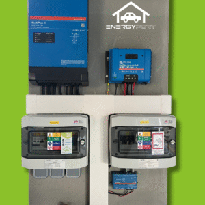Off-Grid fotovoltická elektráreň na doske